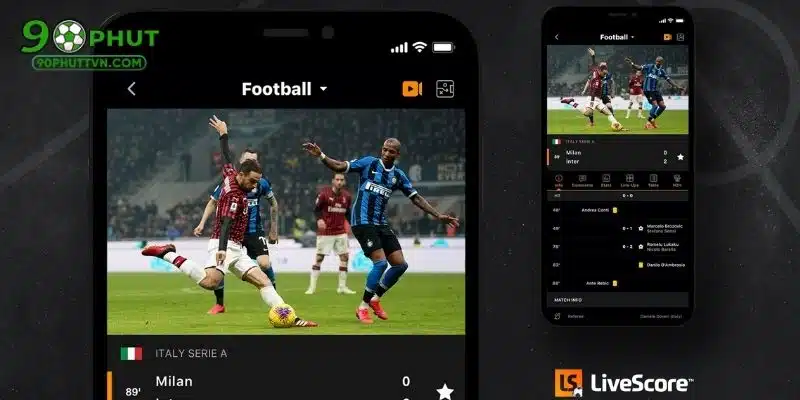 Livescore là một công cụ trực tuyến cung cấp thông tin